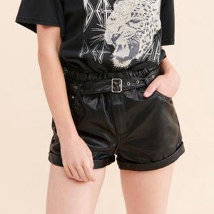 URBAN OUTFITTERS BDG Leather Shorts